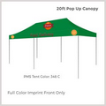 20ft Full Color Pop Up Canopy(Front Panel Only)